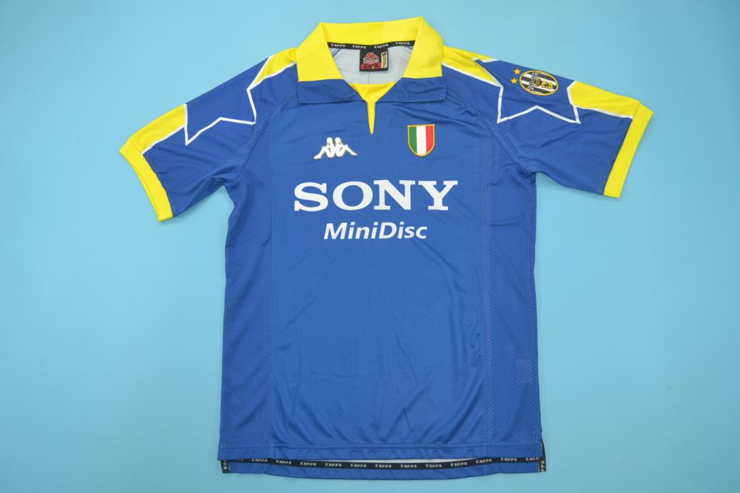 AAA Quality Juventus 97/98 Away Blue Soccer Jersey